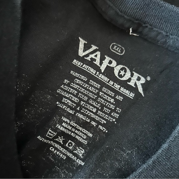 ❤️ Vapors x Popeye Black Supplement Y2K Graphic T-Shirt XXL - Picture 5 of 8